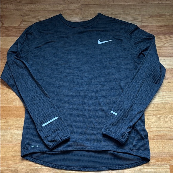 Nike Other - Nike Running Men's Dark Gray Long Sleeve Dry Fit XL